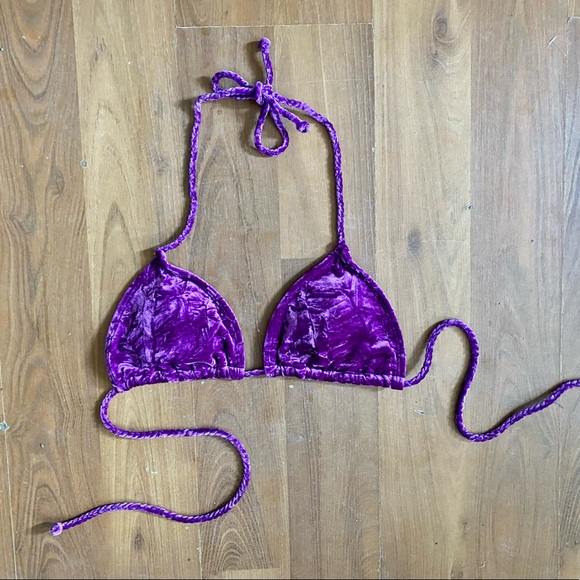Velvet Swimwear Top - Picture 1 of 3